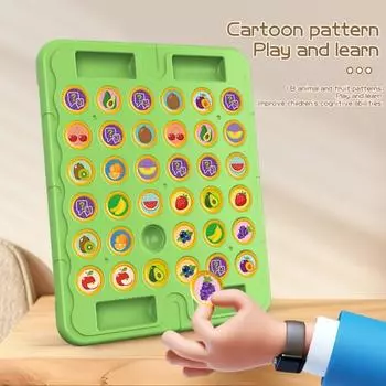 1/2 шт., детская игра в шахматы с животными, для 2 игроков, игра в шахматы на память, настольная игра, тренировка внимания, развивающая память для малышей, развивающая игрушка A