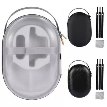 1-2 шт. для Apple Vision Pro 2024, противоударный защитный чехол, портативная дорожная сумка для хранения, аксессуары для очков VR Transparent