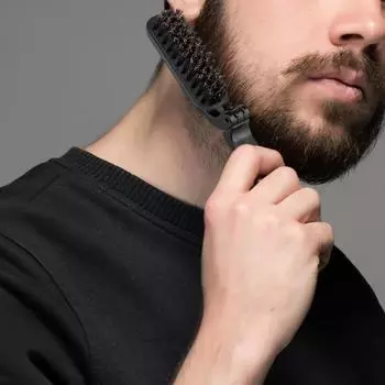 1/2 шт. дорожная складная щетка для волос для женщин, мягкая нейлоновая щетка для бороды, антистатическая массажная щетка для кожи головы для толстых тонких вьющихся прямых мокрых волос 1pc