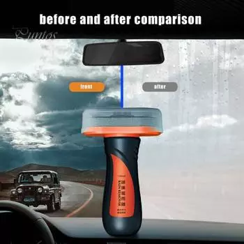 1/2 шт. Доска для очистки лобового стекла автомобиля, водонепроницаемая, гидрофобная, универсальная, эффективная, для очистки стекла 1pc