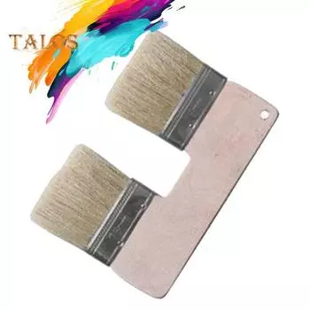 1/2 шт. Двусторонняя художественная кисть с удобной деревянной ручкой, мягкая щетина, кисти для рисования, кисти для большой площади покрытия 1pc