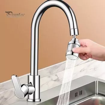 1/2 шт. Фильтр для воды для крана, вращающийся на 360 градусов, удаляет хлор, тяжелые металлы, устойчив к высоким температурам, функция защиты от брызг, домашние кухни 1pc