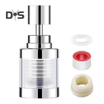 1/2 шт. Фильтр для воды для крана, вращающийся на 360 градусов, удаляет хлор, тяжелые металлы, устойчив к высоким температурам, функция защиты от брызг, домашние кухни 1pc