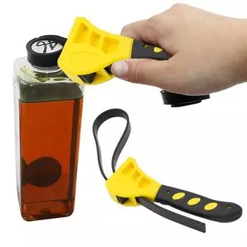 1/2 шт. гаечный ключ с ремешком, гаечный ключ для масляного фильтра, резиновый ремешок, регулируемый гаечный ключ для сантехники, крана для раковины 6inch жёлтый