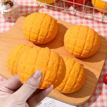 1/2 шт. игрушка для сдавливания хлеба, медленный отскок, снятие тревожности, мягкий мяч для снятия стресса, портативный для детей, подростков и взрослых, имитирующий еду, сенсорная игрушка для снятия стресса 1pc