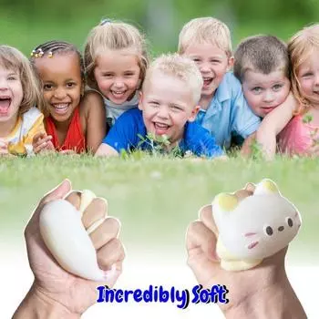 1/2 шт. игрушка для снятия стресса с тостом в виде животного, кошачий тост, свинья, сенсорная игрушка для детей и взрослых, мягкий TPR-мяч для снятия стресса, успокаивающая игрушка-фиджет C 1pc