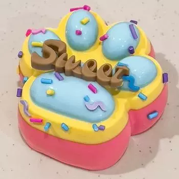 1/2 шт. игрушка в виде кошачьей лапки для снятия стресса, сжимание и щипок для котят, сенсорная игрушка для детей и подростков 1pc