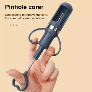 1/2 шт., инструмент для удаления сердцевины из нержавеющей стали для вишни и оливок, для легкого удаления косточек, многофункциональный инструмент для удаления фруктовых камней для вишни, фиников, винограда 1pc