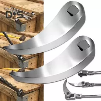 1/2 шт. Инструменты для головки адаптера лома, гаечный ключ с открытым зевом, компактная конструкция, регулируемая угловая головка, широко используемые инструменты для ломов 1pc серебряный