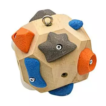 1/2 шт. Изготовленный вручную валун, блок, тренировка силы для скалолазания, валун, мяч для снятия стресса, симуляция скалолазания, деревянный 3D валун, скала 1pc