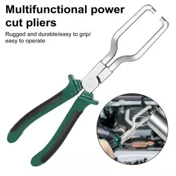 1/2 шт. Электрические клещи для разъединения, автомобильные клещи для топливопровода с эргономичной ручкой, нержавеющий автомобильный электрический разъем A