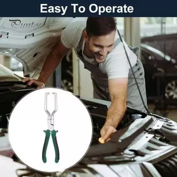 1/2 шт. Электрические клещи для разъединения, автомобильные клещи для топливопровода с эргономичной ручкой, нержавеющие автомобильные клещи для разъединения электрических разъемов A