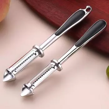 1/2 шт. Картофелечистка из нержавеющей стали Фруктово-овощечистка 5-в-1 Резак-ломтерезка Шинковка Скребок Кухонный гаджет для салата из моркови и огурцов B