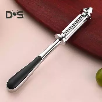 1/2 шт. Картофелечистка из нержавеющей стали Фруктово-овощечистка 5-в-1 Резак-ломтерезка Шинковка Скребок Кухонный гаджет для салата из моркови и огурцов A