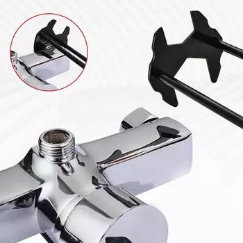 1/2 шт. ключ для раковины 7 размеров гаечный ключ для смесителя четырехзахватный шестигранный ключ под раковиной кран инструмент многофункциональный для ванной комнаты кухни