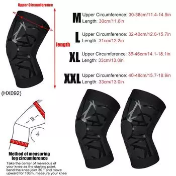 1/2 шт. компрессионные рукава для колена, поддерживающий бандаж для мужчин и женщин при артрите, ACL MCL в тренажерном зале, беге, тренировках и других видах спорта M