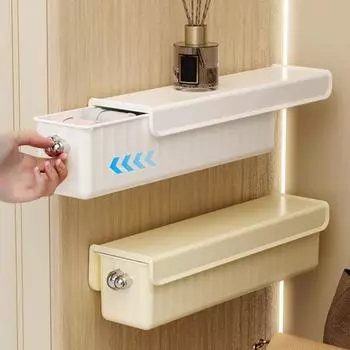 1/2 шт. Коробка для хранения нижнего белья и носков, настенная, с несколькими отделениями, антипылевые коробки для хранения, органайзер для носков 1pc