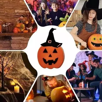 1/2 шт. креативные универсальные дверные ручки в виде тыквы, многоразовые, простые в установке, чехлы для ручек шкафов, декор для вечеринки на Хэллоуин, ручки для ящиков