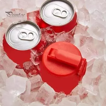 1/2 шт. Крышка для банки с газировкой, многоразовая, без бисфенола А, крышка для стандартных банок с газировкой, пивная сельтерская банка, 4 цвета, герметичная крышка для банки с газировкой для пикников на открытом воздухе 1pc красный