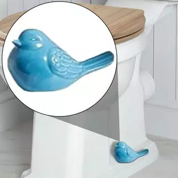 1/2 шт. крышки для болтов для унитаза, смоляные колпачки в виде лягушки, рыбы, птицы, решают проблемы с ржавыми болтами 2pcs Bird