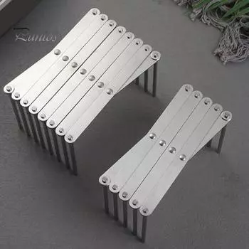 1/2 шт. кухонная полка для слива, держатель для посуды, выдвижная конструкция, прочный несущий многофункциональный органайзер, подставка для мисок и тарелок Long 1pc