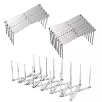 1/2 шт. кухонная полка для слива, держатель для посуды, выдвижная конструкция, прочный несущий многофункциональный органайзер, подставка для мисок и тарелок Long 1pc