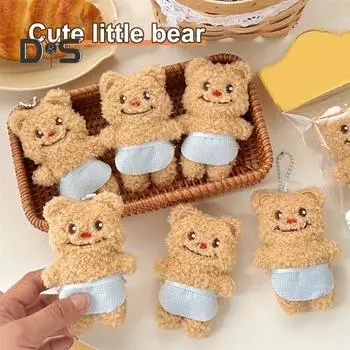 1/2 шт. кулон с мультяшным медведем, брошь с нечетким животным, моющаяся, легкая школьная сумка, сумка на плечо, украшение «сделай сам», подвесной кулон