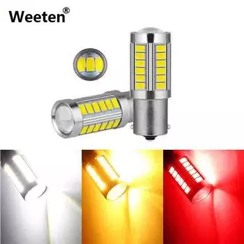 1/2 шт.лампа для автомобиля 1Pc-1156 жёлтый