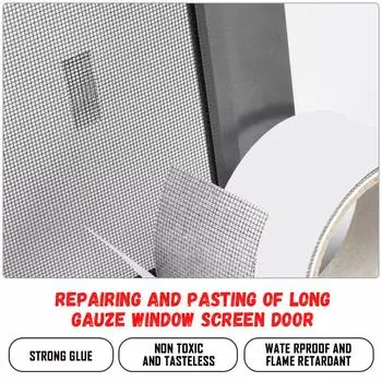 1/2 шт. лента для ремонта оконных экранов, сетка для окон, клейкая лента для дома, антимоскитная сетка, заплатка для ремонта сломанных отверстий