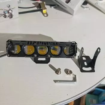 1/2 шт. LN5 лазерный пистолет мини дальний свет мотоцикл фара 60 Вт 6000 лм дальний ближний свет водонепроницаемый