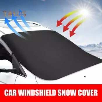 1/2 шт. Магнитные чехлы для лобового стекла автомобиля, универсальные, легко устанавливаемые, складные чехлы для лобового стекла с полным покрытием и защитой от замерзания 1pc