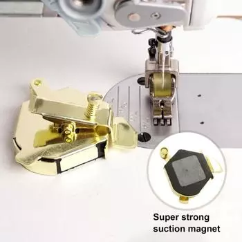 1/2 шт. Магнитный направляющий шов для швейной машины с зажимом Многофункциональный направляющий инструмент для швейной машины Универсальные аксессуары для швейной машины 1pc серебряный