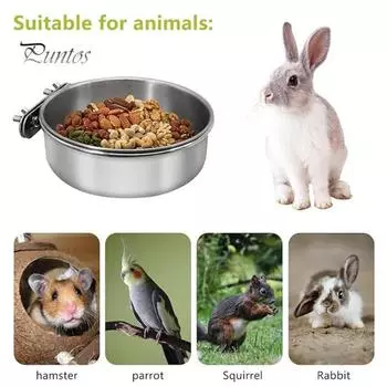 1/2 шт. маленькая клетка для птиц, кормушка с зажимом, блюдо из нержавеющей стали для воды, кормушка для домашних животных, курятник, аксессуары для попугая, корелла, ара, неразлучники 2pcs