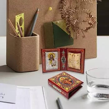 1/2 шт. Маленький амулет-евангелие, украшение, портативный, ручной работы, маленький Иисус Христос, крест, евангелие A