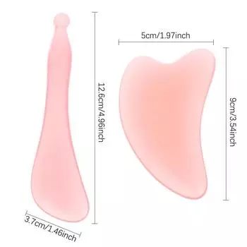 1/2 шт. массажер для лица Гуаша, роликовый смоляной массажер для красоты и здоровья, бритья, подтяжки подбородка, релаксации глаз, спа-массажа