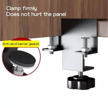 1/2 шт. Металлические шкафы, приспособления для крепления оборудования, регулируемая конструкция, легкий портативный универсальный шкаф для крепления оборудования 1pc серебряный