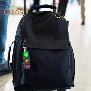 1/2 шт. Мини-брелок в виде светофора, электрический миниатюрный брелок в виде светофора, держатель для ключей, друзей, семьи, универсальное украшение A