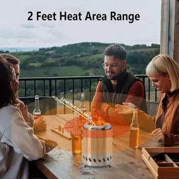 1/2 шт., мини-камины для костра из нержавеющей стали, для наружного использования на заднем дворе, патио, дровяной камин со съемной подставкой для золы, бездымная горелка для кемпинга A