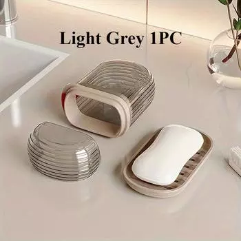 1/2 шт. Мини мыльница Дорожная мыльница для хранения Портативная крышка Прозрачная мыльница