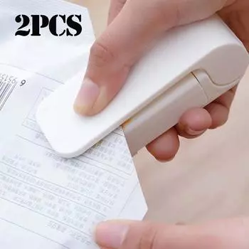 1/2 шт., мини-термосварочная машина для запечатывания пакетов, термопластик для пищевых пакетов, портативный герметик, упаковка, кухонные аксессуары 1pcs белый