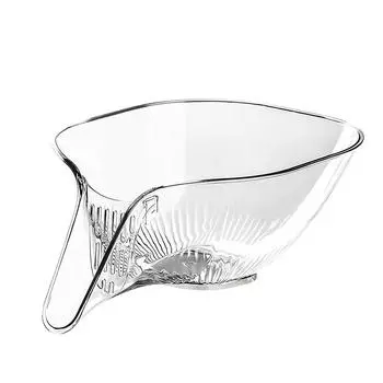 1/2 шт. многофункциональные съемные сетчатые фильтры, универсальная миска для чистки фруктов, кухня 1Pc Clear