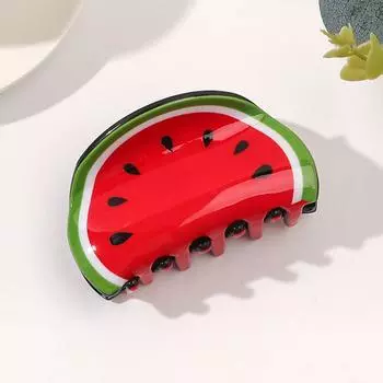 1/2 шт. Модные свежие геометрические заколки для волос с фруктами, комбинация для женщин, девушек, аксессуары для волос для вечеринок