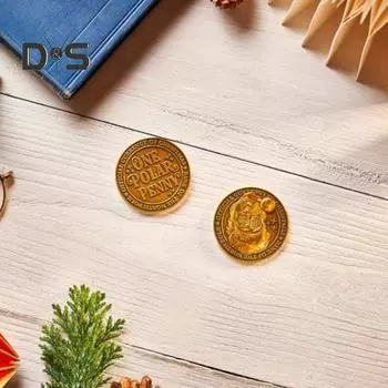 1/2 шт. монета Санта-Клауса один полярный пенни резная рождественская металлическая медаль памятный медальон круглая коллекционная монета украшение для домашнего офиса стол 2pcs