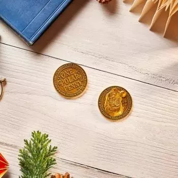 1/2 шт. монета Санта-Клауса один полярный пенни резная рождественская металлическая медаль памятный медальон круглая коллекционная монета украшение для домашнего офиса стол 2pcs