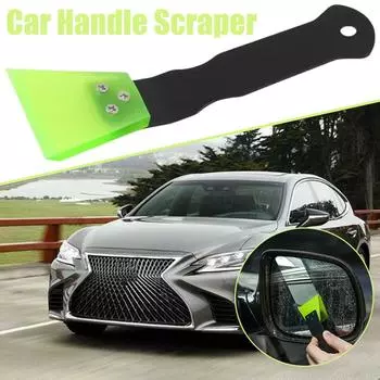 1/2 шт. Мягкий резиновый скребок с металлической ручкой, скребок для обертывания автомобиля, быстрая очистка, лопата для уборки снега, инструменты J8T5