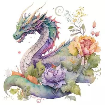 1/2 шт. наклейка с теплопередачей с цветком дракона, термонаклейки своими руками для одежды, изготовления футболок, украшения подушек, принадлежностей для одежды и аппликаций