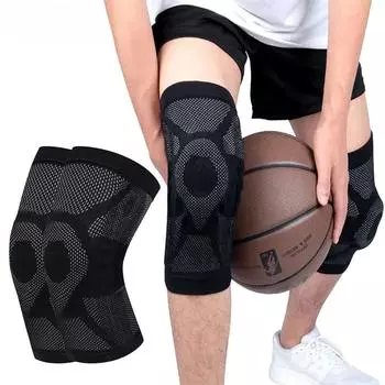 1/2 шт. наколенник с компрессионным рукавом для мужчин и женщин с гелевыми подушечками надколенника и боковыми стабилизаторами, наколенниками S