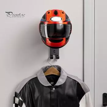 1/2 шт. настенная стойка для шлема мотоцикла с двойным крючком прочная конструкция простая установка держатель для шлема дисплей стенд 1pc