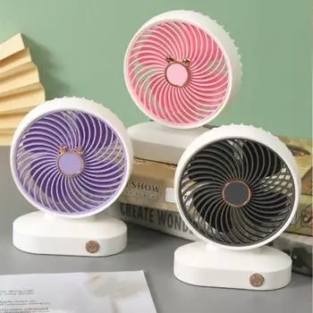 1/2 шт. настольный вентилятор студенческий портативный охлаждающий вентилятор USB зарядка небольшой электрический вентилятор для домашнего офиса кемпинга на открытом воздухе мощный фиолетовый