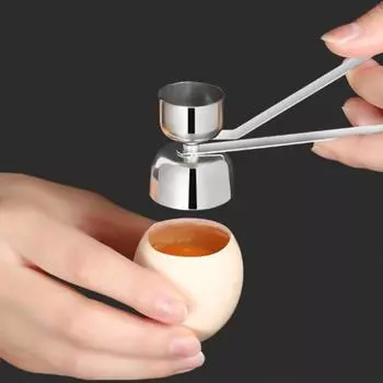 1/2 шт. Нержавеющая сталь Инструмент для разбивания яичной скорлупы Легкий гаджет для разбивания яиц Открывалка 1pc